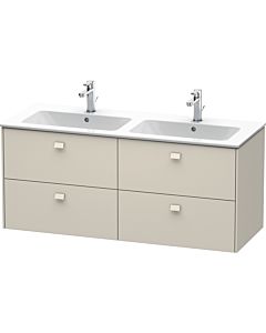 Duravit Brioso Waschtischunterbau BR410609191 1290x553 mm, Taupe, 4 Auszüge