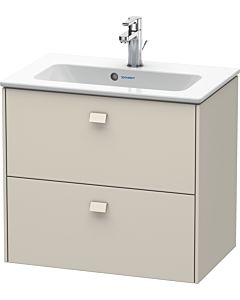 Duravit Brioso Waschtischunterbau BR411009191 Compact 620x553 mm, Taupe, 2 Auszüge