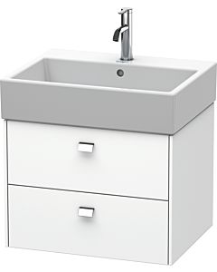 Duravit meuble sous-vasque Brioso BR415301018 584x459mm, Weiß Matt , 2 coulissants, poignée chromée
