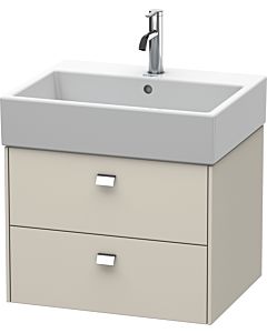 Duravit Brioso Duravit BR415301091 584x459mm, Taupe , 2 tiroirs, poignée Taupe