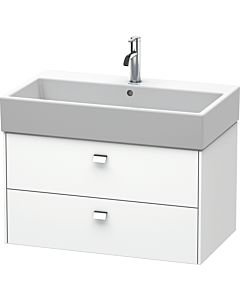 Duravit Brioso vanity unit BR415501018 784x459mm, Weiß Matt , 2 drawers, chrome handle