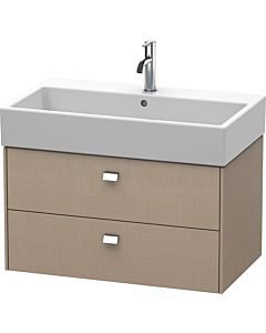 Duravit Brioso Waschtischunterbau BR415501075 784x459mm, Leinen, 2 Auszüge, Griff Chrom