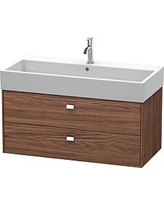 Duravit Brioso Duravit Brioso BR415601021 984x459mm, Nussbaum Dunkel / chrome, 2 pull-outs