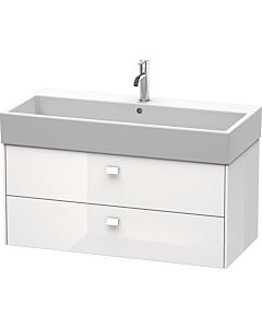 Duravit Brioso Waschtischunterbau BR415602222 984x459mm, Weiß Hochglanz, 2 Auszüge