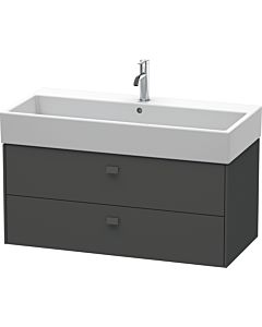 Duravit Brioso Duravit Brioso BR415604949 984x459mm, Graphit Matt , 2 pull-outs
