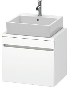 Duravit DuraStyle vasque DS530001818 60 x 47,8 cm, blanc mat, pour console, 2000 coulissant