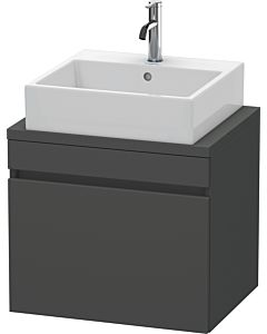 Duravit DuraStyle Waschtisch-Unterschrank DS530004949 60 x 47,8 cm, graphit matt, für Konsole, 1 Auszug