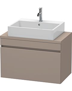 Duravit DuraStyle vasque match0 DS530204343 80 x 47,8 cm, basalte mat, pour console, coulissant 2000