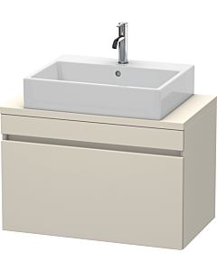 Duravit DuraStyle vasque match0 DS530209191 80 x 47,8 cm, taupe, pour console, coulissant 2000