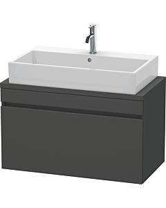 Duravit DuraStyle vasque match0 DS530304949 90 x 47,8 cm, graphite mat, pour console, coulissant 2000