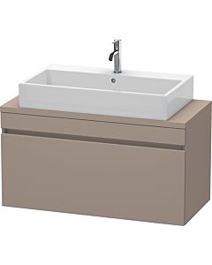 Duravit DuraStyle vasque DS530404343 100 x 47,8 cm, basalte mat, pour console, coulissant 2000