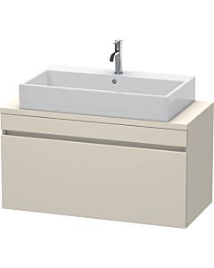 Duravit DuraStyle vasque match0 DS530409191 100 x 47,8 cm, taupe, pour console, coulissant 2000
