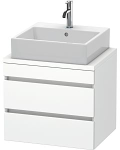 Duravit DuraStyle Waschtisch-Unterschrank DS530501818 60 x 47,8 cm, weiß matt, für Konsole, 2 Schubkästen