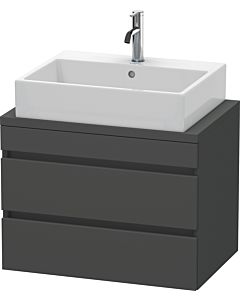 Duravit DuraStyle vasque DS530604949 70 x 47,8 cm, graphite mat, pour console, 2 tiroirs