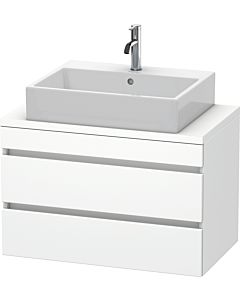 Duravit DuraStyle Waschtisch-Unterschrank DS530701818 80 x 47,8 cm, weiß matt, für Konsole, 2 Schubkästen