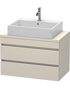 Duravit DuraStyle Waschtisch-Unterschrank DS530709191 80 x 47,8 cm, taupe, für Konsole, 2 Schubkästen