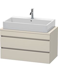 Duravit DuraStyle Waschtisch-Unterschrank DS530809191 90 x 47,8 cm, taupe, für Konsole, 2 Schubkästen