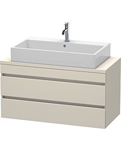 Duravit DuraStyle Waschtisch-Unterschrank DS530909191 100 x 47,8 cm, taupe, für Konsole, 2 Schubkästen