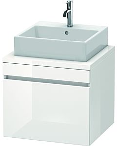 Duravit DuraStyle vasque DS531002218 60 x 54,8 cm, blanc brillant / blanc mat, pour console, coulissant 2000