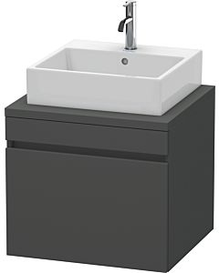 Duravit DuraStyle vanity unit DS531004949 60 x 54.8 cm, matt graphite, for console, 2000 pull-out