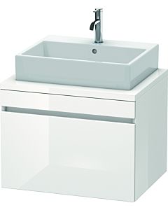 Duravit DuraStyle vasque DS531102218 70 x 54,8 cm, blanc brillant / blanc mat, pour console, coulissant 2000
