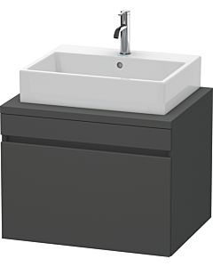Duravit DuraStyle vasque match0 DS531104949 70 x 54,8 cm, graphite mat, pour console, coulissant 2000