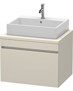 Duravit DuraStyle Waschtisch-Unterschrank DS531109191 70 x 54,8 cm, taupe, für Konsole, 1 Auszug