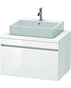 Duravit DuraStyle vasque DS531202222 80 x 54,8 cm, blanc brillant, pour console, 2000 coulissant