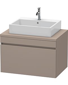 Duravit DuraStyle vasque DS531204343 80 x 54,8 cm, basalte mat, pour console, coulissant 2000