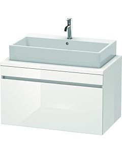 Duravit DuraStyle Waschtisch-Unterschrank DS531302222 90 x 54,8 cm, weiß hochglanz, für Konsole, 1 Auszug