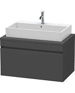 Duravit DuraStyle vasque match0 DS531304949 90 x 54,8 cm, graphite mat, pour console, coulissant 2000