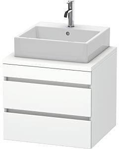 Duravit DuraStyle Waschtisch-Unterschrank DS531501818 60 x 54,8 cm, weiß matt, für Konsole, 2 Schubkästen