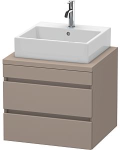 Duravit DuraStyle Waschtisch-Unterschrank DS531504343 60 x 54,8 cm, basalt matt, für Konsole, 2 Schubkästen