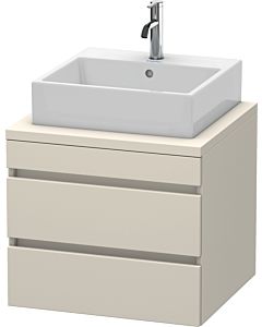Duravit DuraStyle Waschtisch-Unterschrank DS531509191 60 x 54,8 cm, taupe, für Konsole, 2 Schubkästen