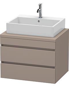 Duravit DuraStyle Waschtisch-Unterschrank DS531604343 70 x 54,8 cm, basalt matt, für Konsole, 2 Schubkästen