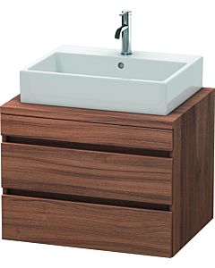 Duravit DuraStyle vasque DS531607979 70 x 54,8 cm, noyer naturel, pour console, 2 tiroirs