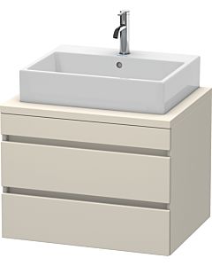 Duravit DuraStyle Waschtisch-Unterschrank DS531609191 70 x 54,8 cm, taupe, für Konsole, 2 Schubkästen