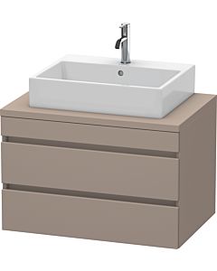 Duravit DuraStyle Waschtisch-Unterschrank DS531704343 80 x 54,8 cm, basalt matt, für Konsole, 2 Schubkästen