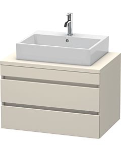 Duravit DuraStyle Waschtisch-Unterschrank DS531709191 80 x 54,8 cm, taupe, für Konsole, 2 Schubkästen