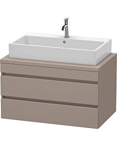 Duravit DuraStyle Waschtisch-Unterschrank DS531804343 90 x 54,8 cm, basalt matt, für Konsole, 2 Schubkästen