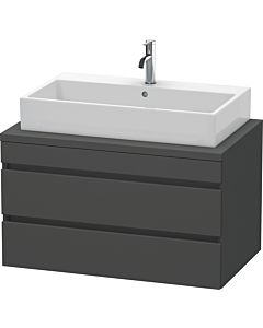 Duravit DuraStyle vanity unit DS531804949 90 x 54.8 cm, matt graphite, for console, 2 drawers