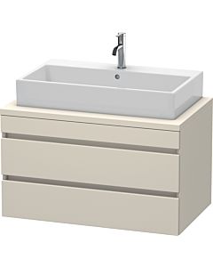 Duravit DuraStyle Waschtisch-Unterschrank DS531809191 90 x 54,8 cm, taupe, für Konsole, 2 Schubkästen