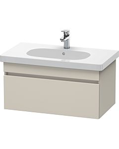 Duravit DuraStyle vanity unit DS638409191 80 x 45.3 cm, taupe, 2000 pull-out, wall-hung