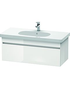 Duravit DuraStyle vanity unit DS638502243 100 x 45.3 cm, white high gloss / basalt matt, 2000 pull-out, wall-hung