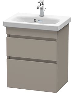 Duravit DuraStyle vanity unit DS640304343 50 x 36.8 cm, basalt matt, 2 drawers, wall-hung