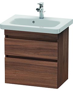 Duravit DuraStyle vasque DS647907979 58 x 36,8 cm, noyer naturel, 2 tiroirs, suspendu