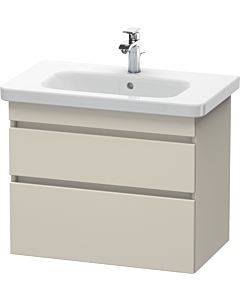 Duravit DuraStyle vanity unit DS648109191 73 x 44.8 cm, taupe, 2 drawers, wall-hung