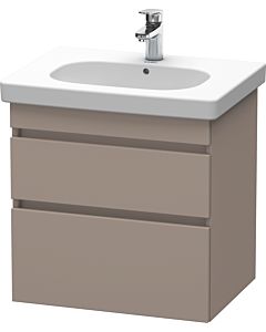 Duravit DuraStyle vasque DS648304343 60 x 45,3 cm, basalte mat, 2 tiroirs, suspendu