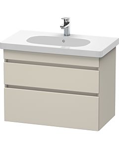 Duravit DuraStyle vasque DS648409191 80 x 45,3 cm, taupe, 2 tiroirs, suspendu