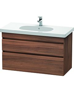 Duravit DuraStyle vanity unit DS648507979 100 x 45.3 cm, natural walnut, 2 drawers, wall-hung